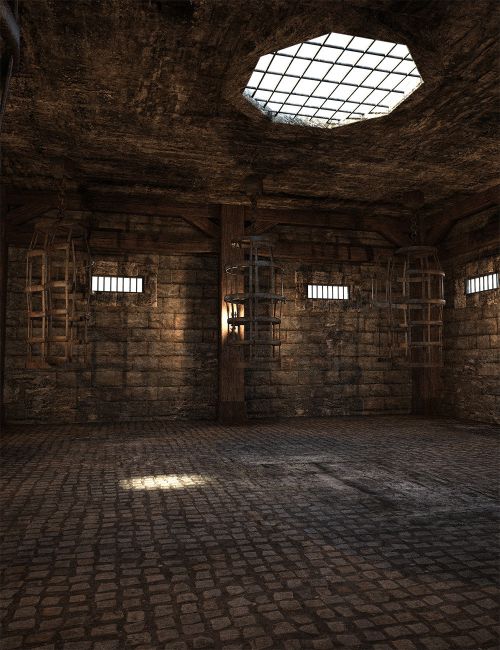 Fantasy Prison Cages | 3d Models for Daz Studio and Poser