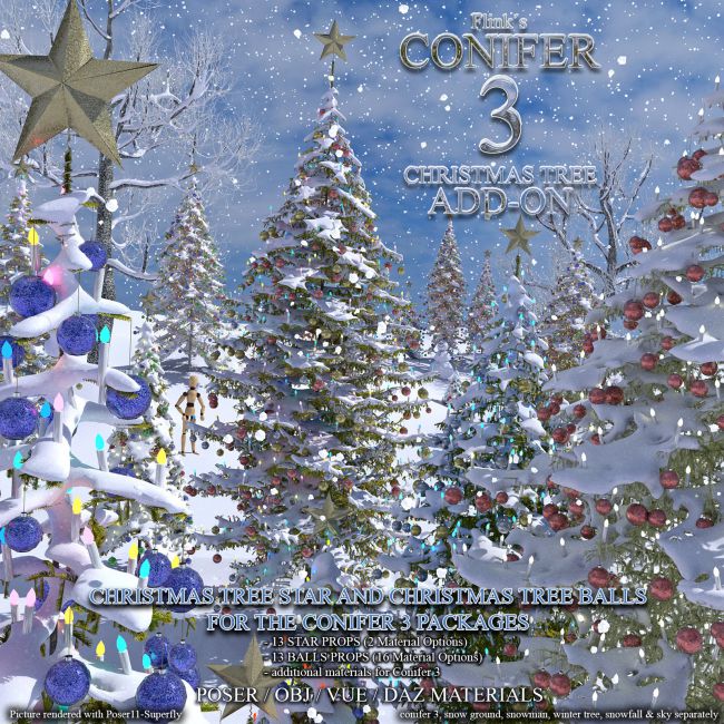 Flinks Conifer 3 - Christmas Tree Add-On