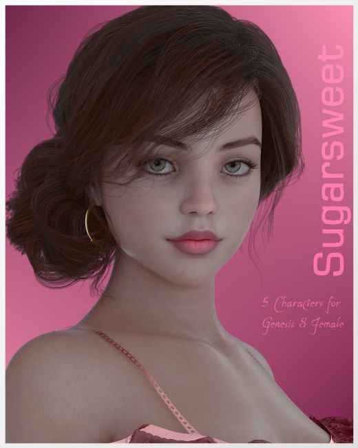 Click here to see preview images for "SugarSweet - 5 Characters G8F" SugarSweet - 5 Characters G8F