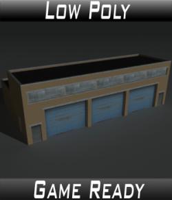 Low Poly Factory Building 11- Extended Licence