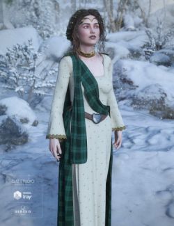 dForce Scottish Wear for Genesis 8 Female(s)