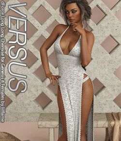 VERSUS- dForce Long Chemise for Genesis 8 Females