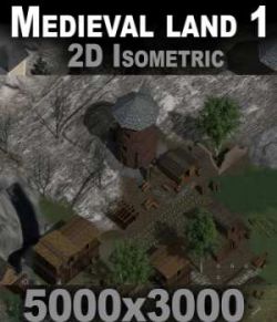 Medieval land 1 Isometric 5000x3000
