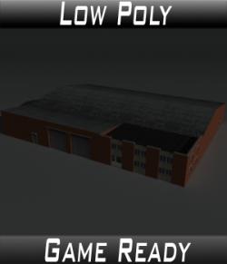 Low Poly Factory Building 21- Extended Licence