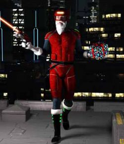 Scifi Santa Outfit for Genesis 8 Male