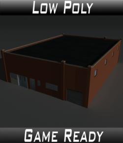 Low Poly Factory Building 25 - Extended Licence