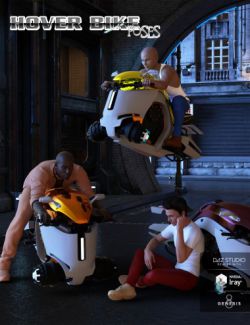 Hoverbike Poses for Genesis 8 Male(s)