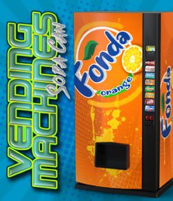 Exnem Vending Machines Soda Cans for Daz Studio and Iray