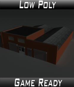 Low Poly Factory Building 26 - Extended Licence