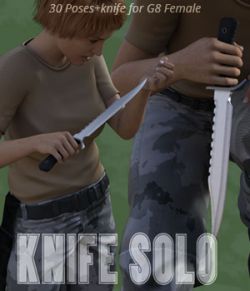 KNIFE SOLO for Genesis 8 Female