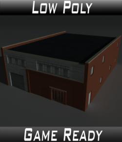 Low Poly Factory Building 27 - Extended Licence