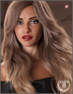 Caprice Hair for Genesis 3 and 8 Female(s)