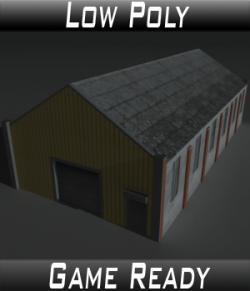 Low Poly Factory Building 28 - Extended Licence