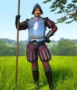 Conquistador Outfit and Armor for Genesis 3 Male