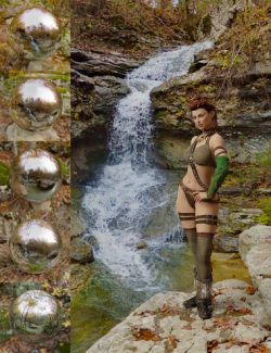 Orestes Iray HDRI Environment - Vigil Creek Falls