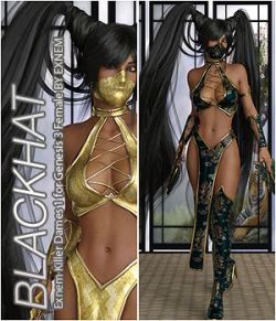 BLACKHAT - Exnem Killer Dames 1 for Genesis 3 Female