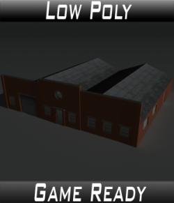 Low Poly Factory Building 31 - Extended Licence