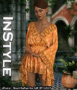 InStyle- dForce- Short Kaftan for G8F