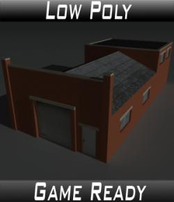 Low Poly Factory Building 32 - Extended Licence