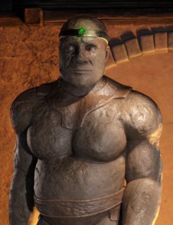 Muelsfell Clay Golem HD for the Genesis 8 Male