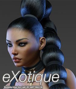 eXotique Bubble Hair for G8F