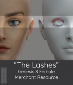 MYKT The Lashes Genesis 8 Female - Merchant Resource