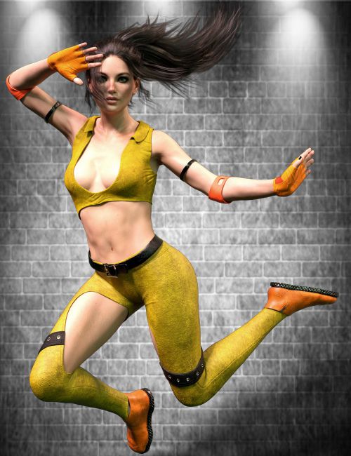 X-Fashion Combat Outfit for Genesis 8 Female(s)