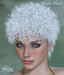 Prae-Halo Hair For V4/M4 and La Femme for Poser