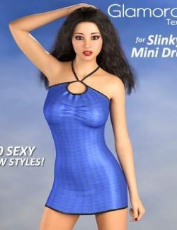 Glamorous Textures For Slinky Mini Dress- G8F