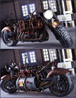 Steampunk Motorbike