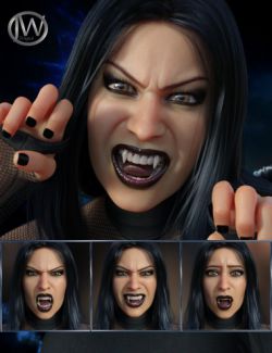 Darkside- Expressions for Genesis 8 Female and Tasha 8