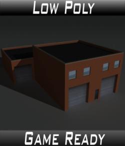 Low Poly Factory Building 19 - Extended Licence