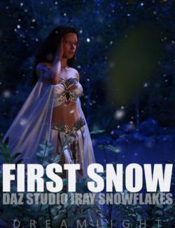 First Snow- Iray Snowflakes