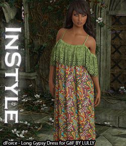 InStyle- dForce- Long Gypsy Dress for G8F