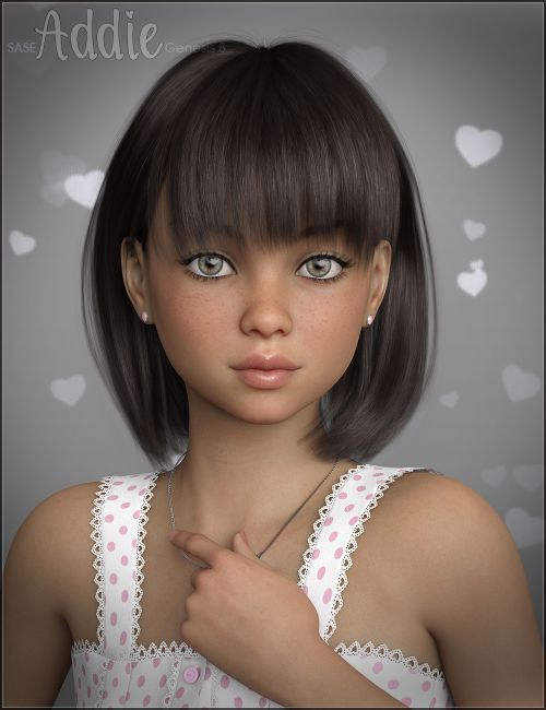 SASE Addie for G8 | Characters for Poser and Daz Studio