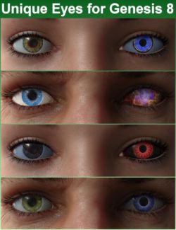 Unique Eyes for Genesis 8