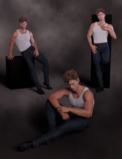 Enticement Poses and Expressions for Landon 8 and Genesis 8 Male