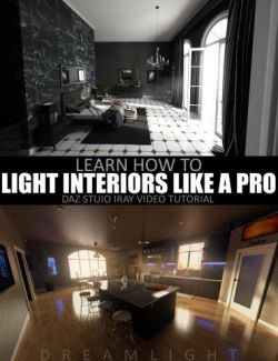 How To Light Interiors Like a PRO - Video Tutorial