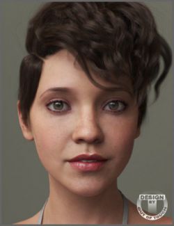 Tia Hair for Genesis 3 and 8 Female(s)