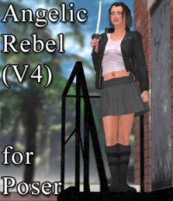 Angelic Rebel for V4 and Poser