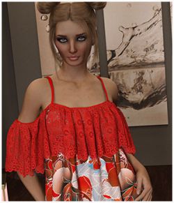 Flirt For dForce - Gypsy Dress for G8F