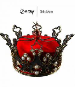 Queen's Crown for 3ds Max - Extended License