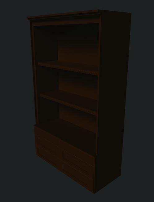 Simple beveled shelf - Extended License | 3d Models for Daz Studio and ...