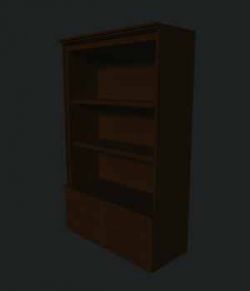 Simple beveled shelf  - Extended License