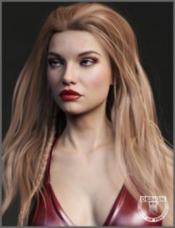 Elysa Hair for Genesis 3 and 8 Female(s)