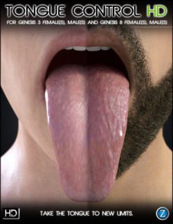 Tongue Control HD For Genesis 3 and Genesis 8 Female and Male