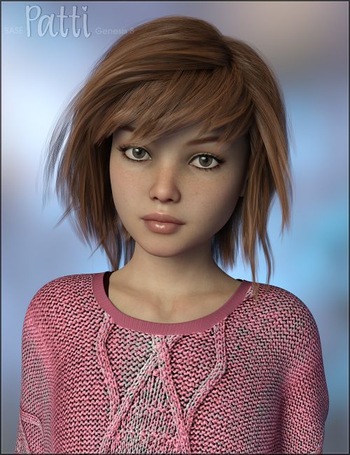 SASE Patti for Genesis 8 | Characters for Poser and Daz Studio