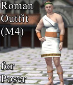 Roman Outfit for M4 and Poser