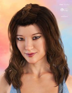 Cecilia Curls Hair for Genesis 8 and 3 Female(s)