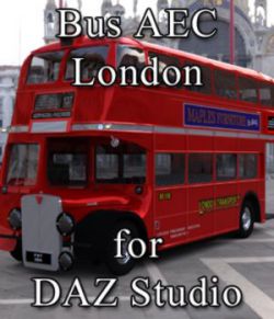 Bus AEC London for DAZ Studio